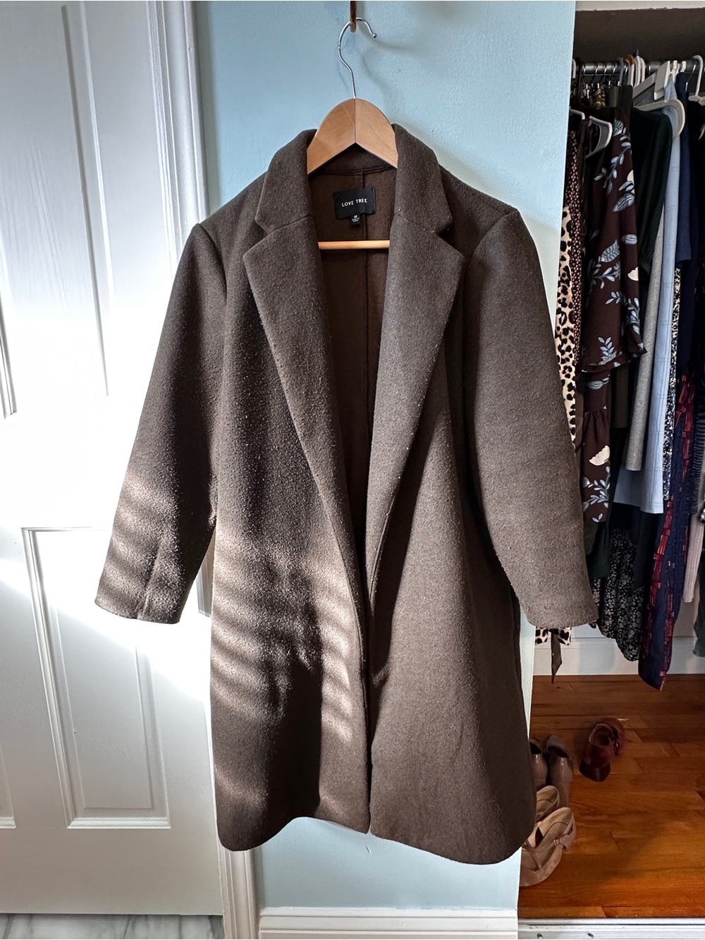 Love Tree Brown Coat
